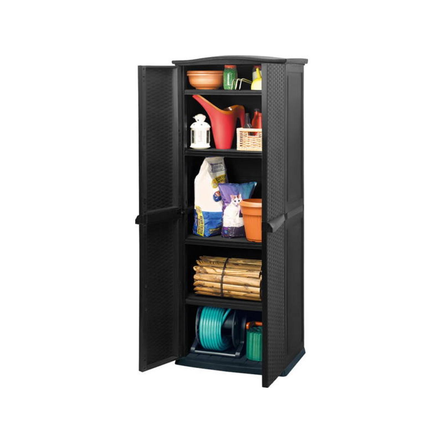 Шкаф уличный Keter Compact Garden Rattan