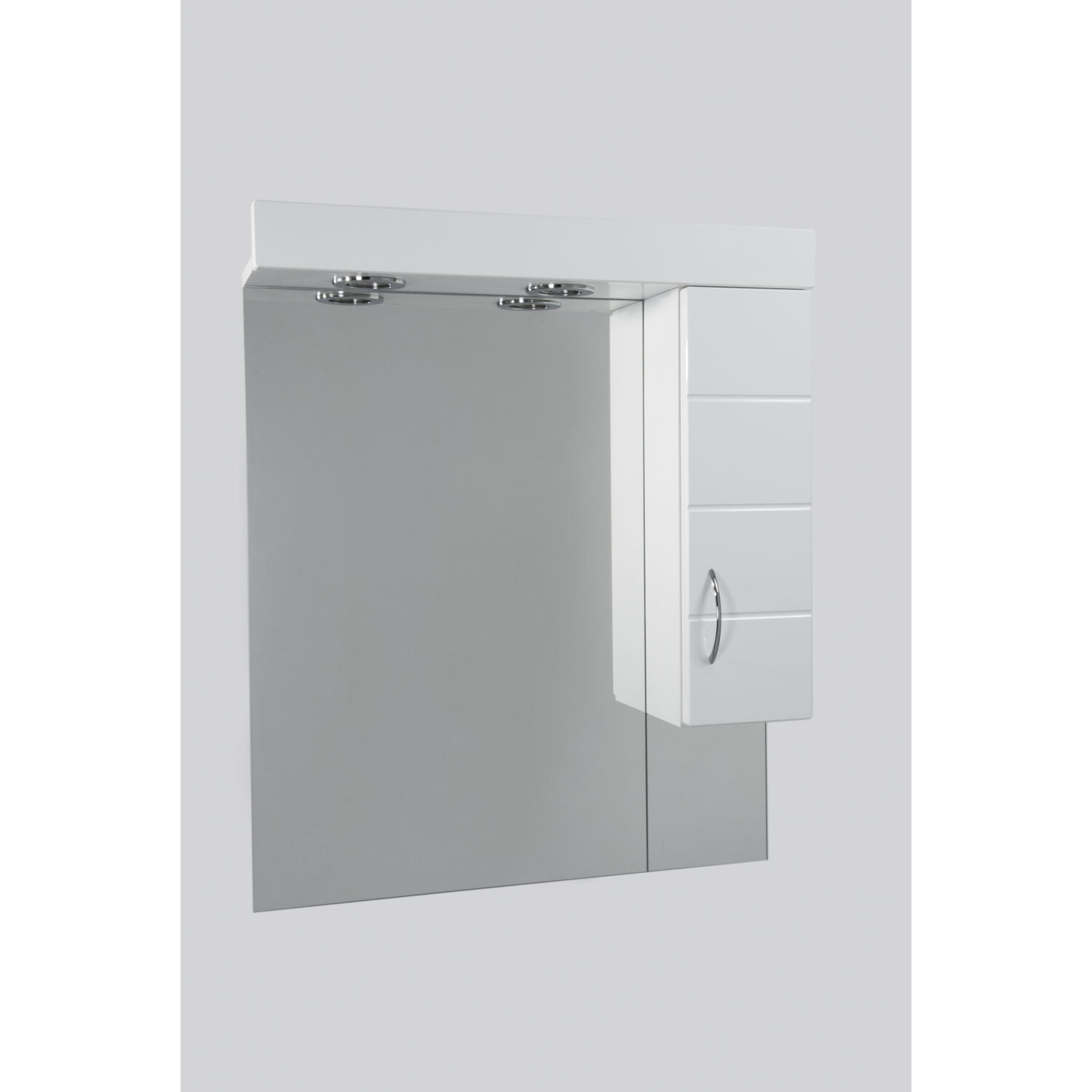 Standard 75SZ mart fürdőszobai tükör polcos kis szekrénnyel