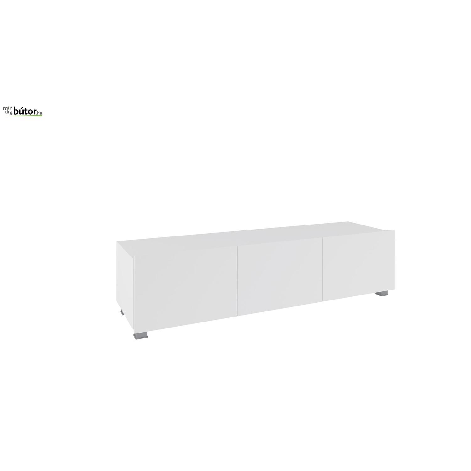 Calabrini C RTV 150 TV szekrény magasfényű fehér 150 cm