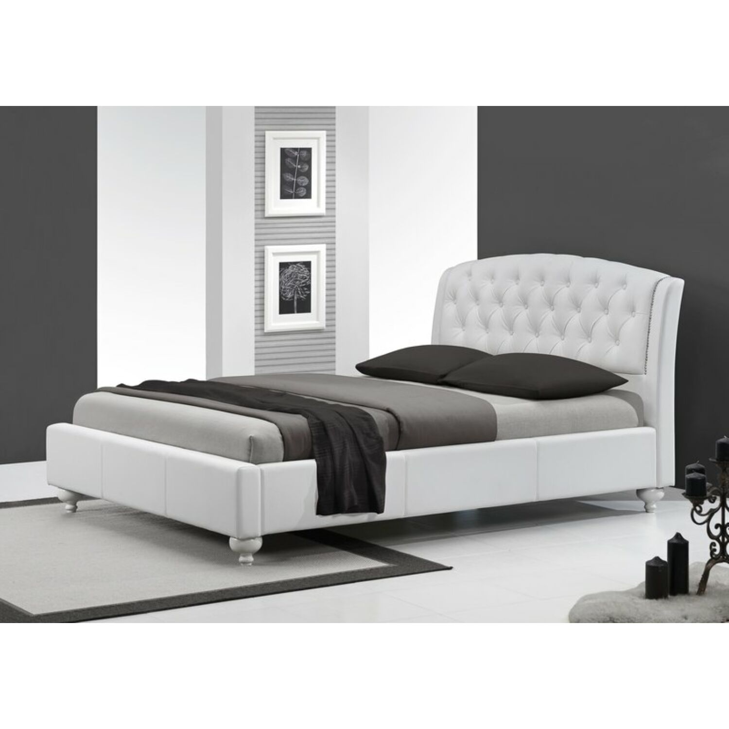 SOFIA ágy fehér 160 cm