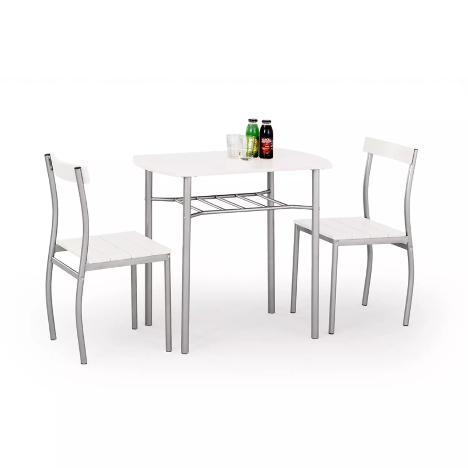 LANCE asztal  és  2 szék fehér