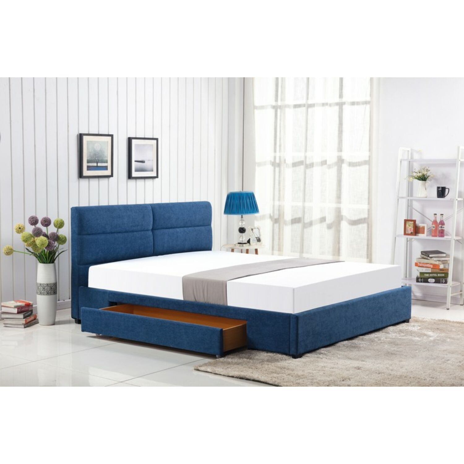 MERIDA ágy kék 160 cm