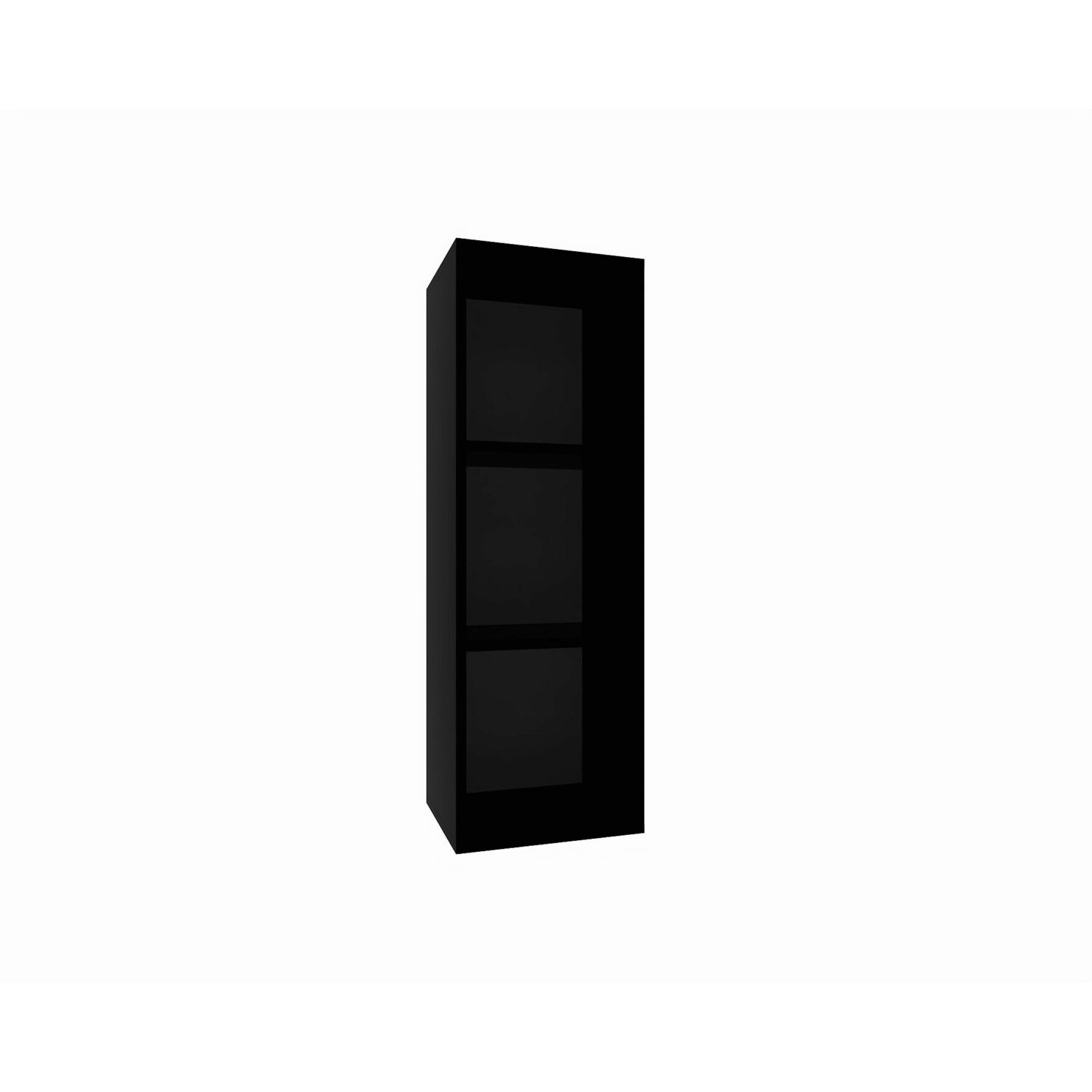 IZUMI 12 BL fekete nyitott fali polc 105 cm