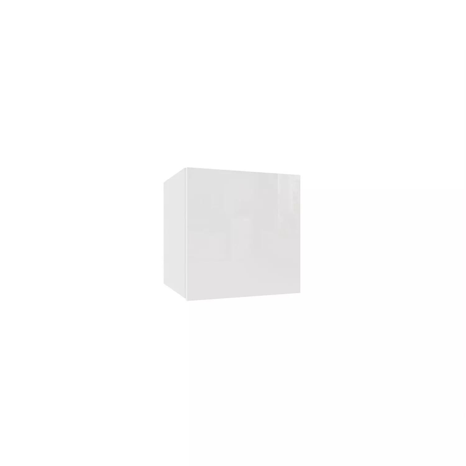 IZUMI 20 WH magasfényű fehér/fehér fali polc 35 cm