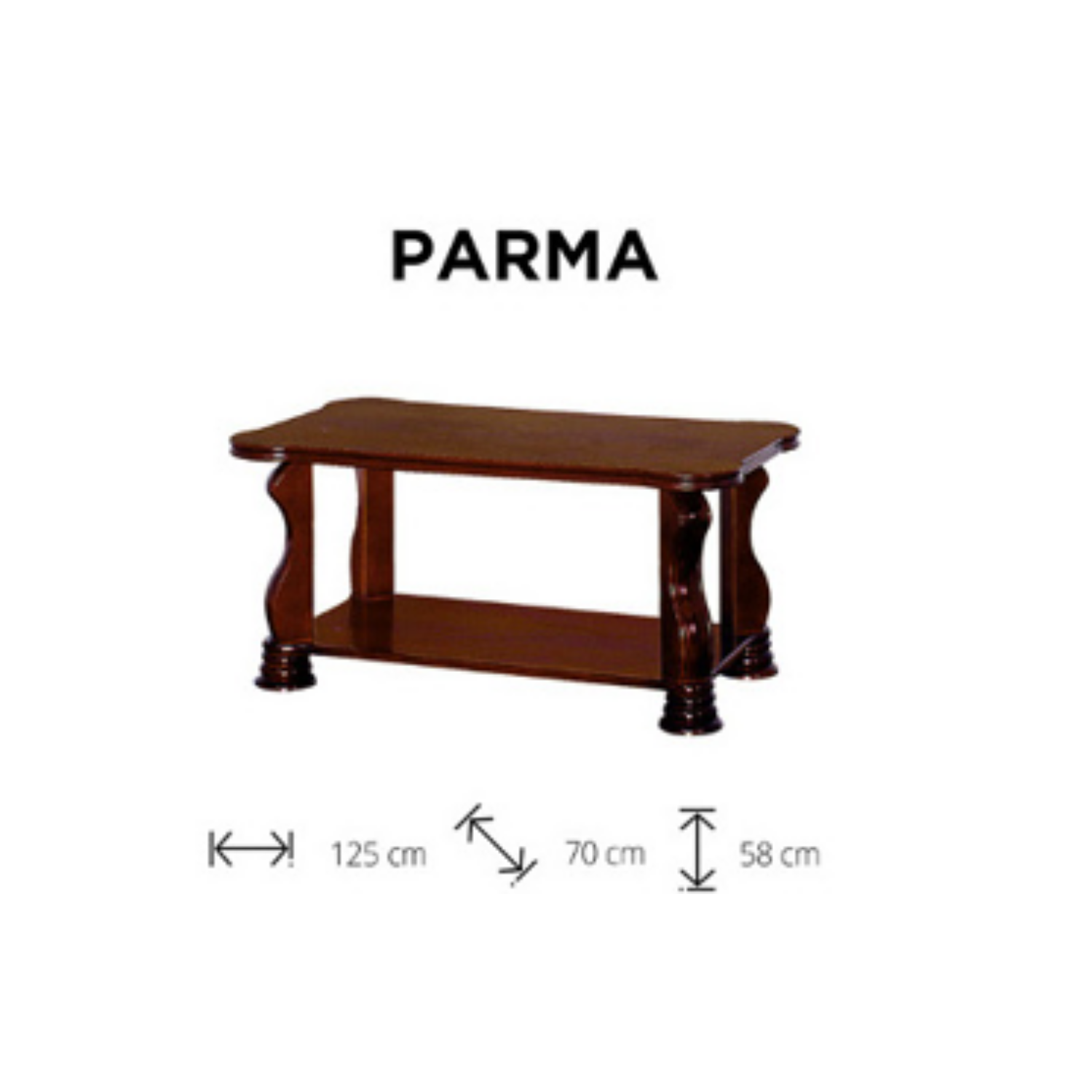 Parma kisasztal
