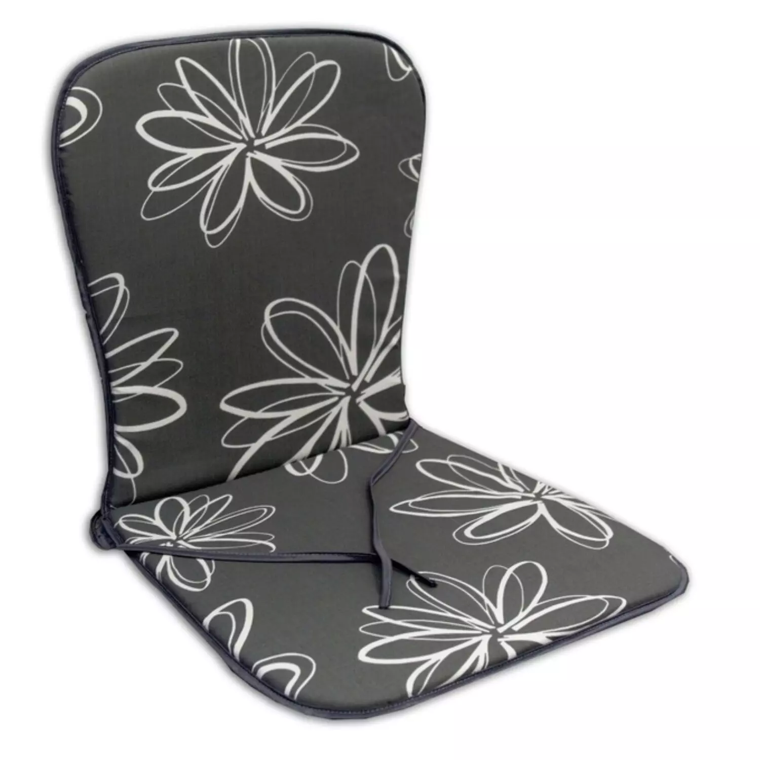 SUN GARDEN SAMOA ülőpárna alacsony támlás székekhez - virágmintás