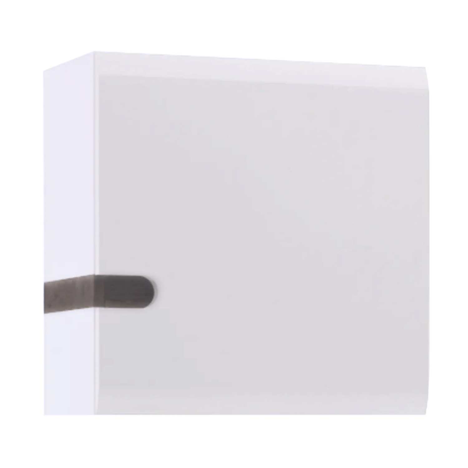 Fali szekrény fehér extra magas fényű HG tölgy sonoma sötét trufla LYNATET TYP 65