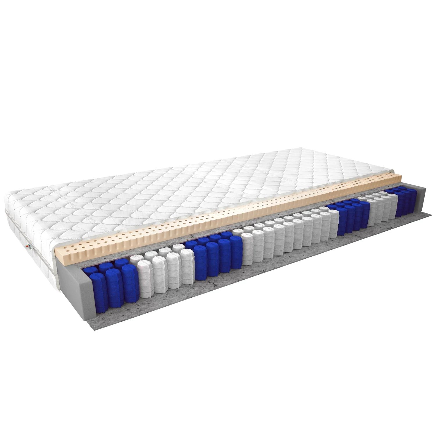 Latex matracok marcello 80x200 medicott silver matrac, fehér