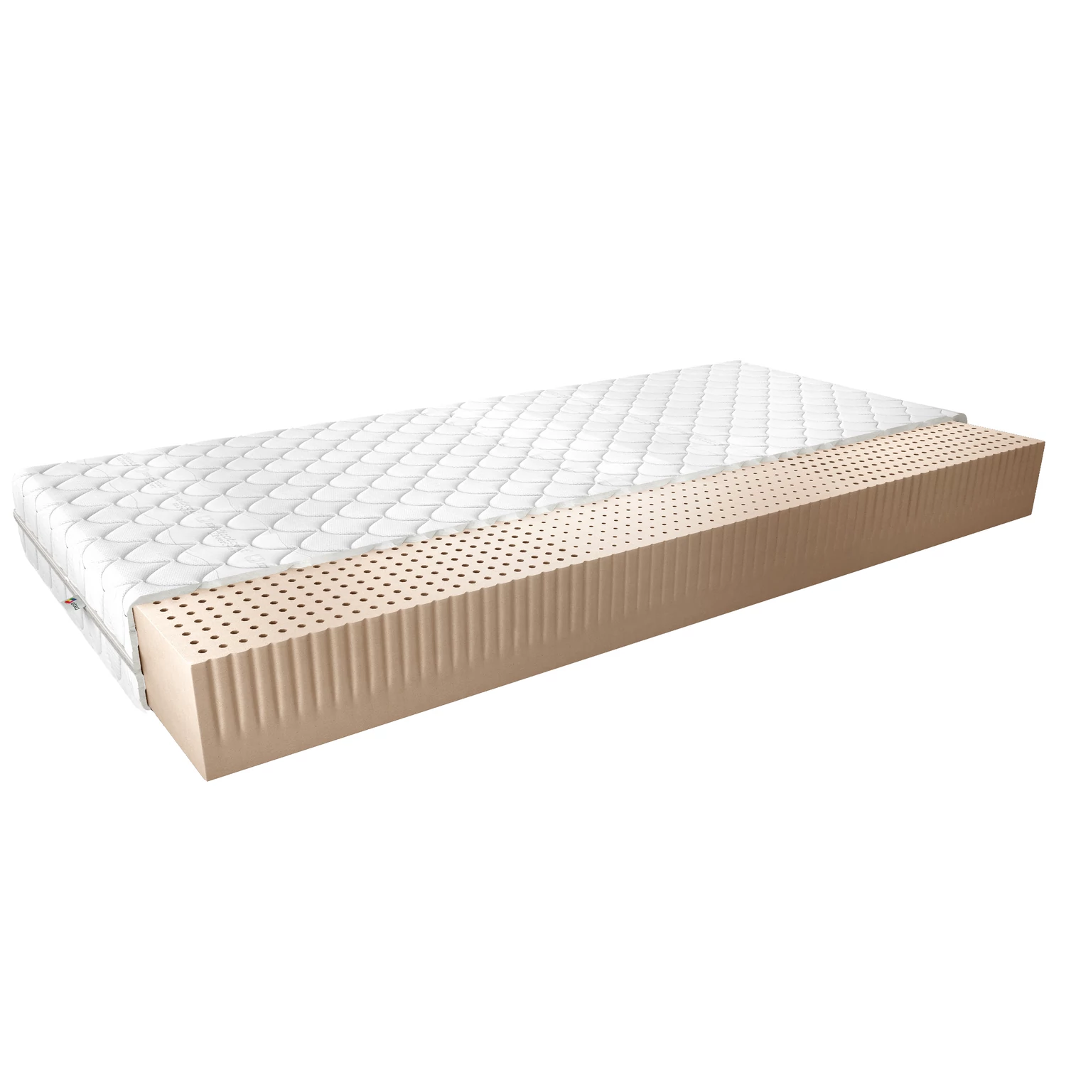 Latex matracok milano 80x200 medicott silver matrac, fehér