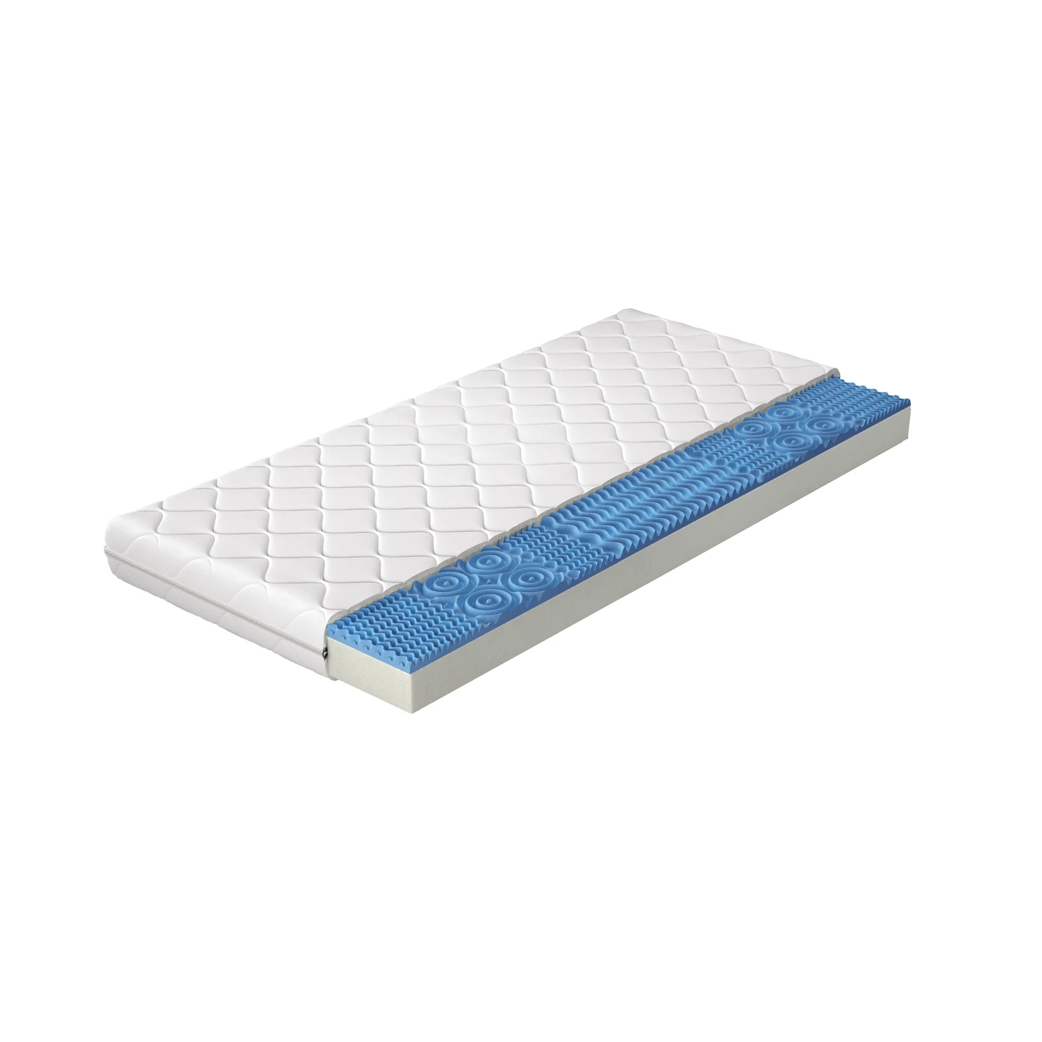 Hab matracok lauren 90x200 hipoallergén huzat matrac, fehér