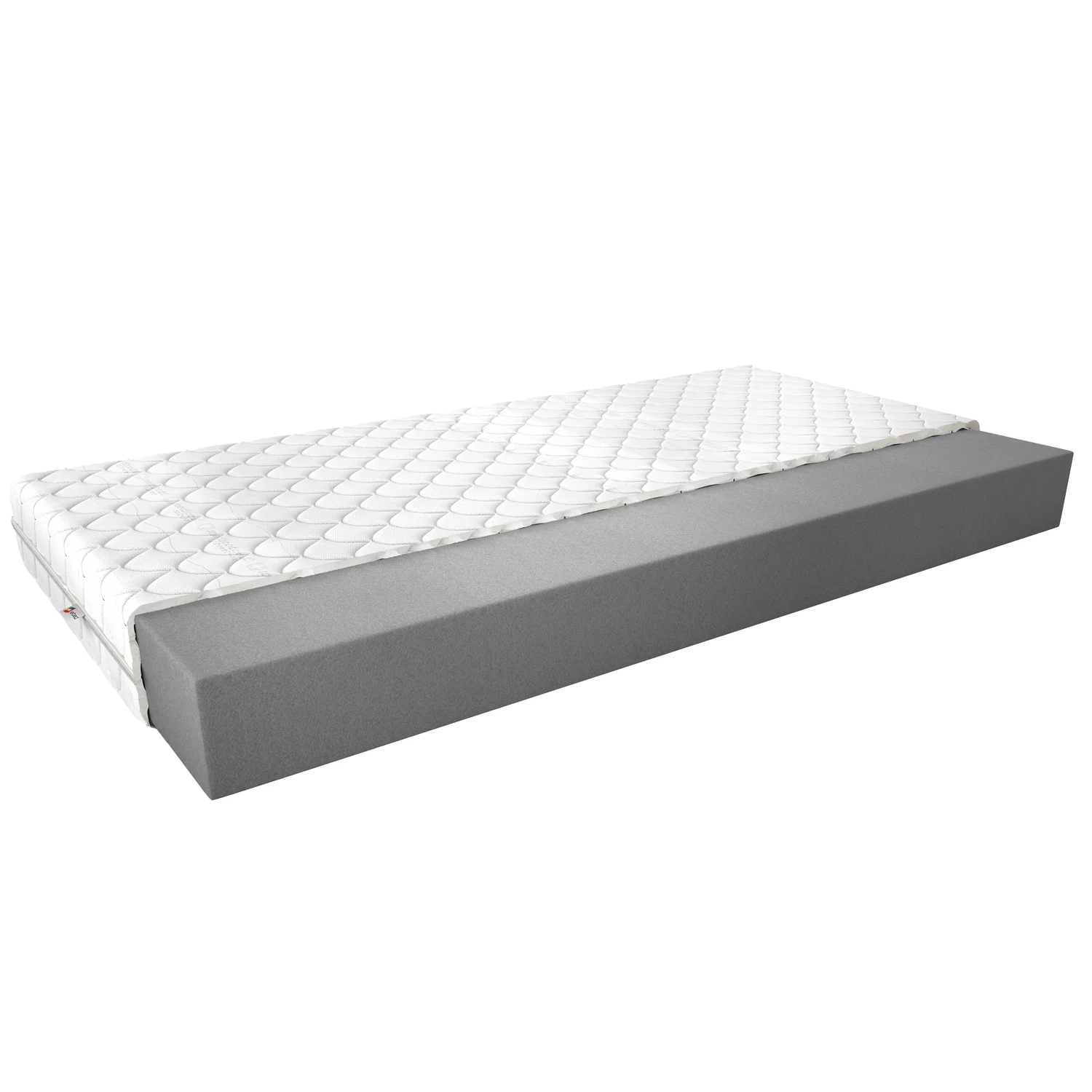 Lino hab matracok 90x200 medicott ezüst matrac, fehér
