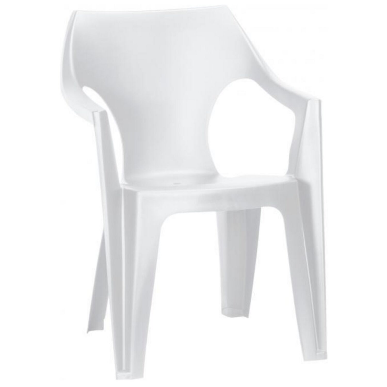 Curver Dante alacsony támlás műanyag kerti szék fehér
