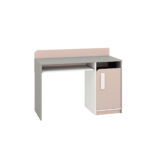 Kép 2/6 - Íróasztal platinaszürke+fehér+rózsaszín színben Iq 11