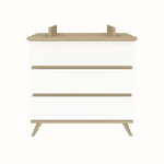Kép 1/5 - Sienna White komód + toldalék komódhoz