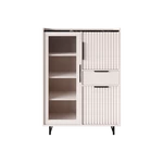 Kép 1/4 - Fresko vitrines szekrény kasmir- sötét márvány Reg1w2d1s