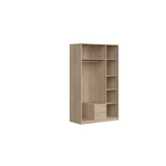 Kép 3/3 - Nepo SZF3D2S N gardróbszekrény sonoma/fehér színben