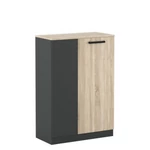 Kép 1/3 - Office New komód sonoma tölgy/antracit KOM2D