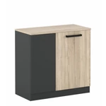 Kép 1/4 - Office New komód sonoma tölgy/antracit KOM2D/78