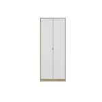 Kép 1/5 - Nepon gardróbszekrény akasztós cremona tölgy/fehér SZF2D