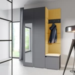 Kép 1/8 - Emi 20 kárpitozott előszobafal tükörrel