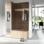 Kép 1/8 - Emi 22 kárpitozott előszobafal tükörrel