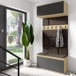 Kép 1/7 - Emi 23 kárpitozott előszobafal tükörrel