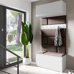 Kép 1/7 - Emi 23 kárpitozott előszobafal tükörrel