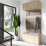 Kép 1/7 - Emi 23 kárpitozott előszobafal tükörrel