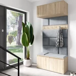 Kép 1/7 - Emi 23 kárpitozott előszobafal tükörrel