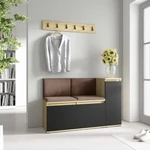 Kép 1/7 - Emi 25 kárpitozott előszobafal tükörrel
