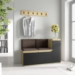 Kép 1/7 - Emi 25 kárpitozott előszobafal tükörrel