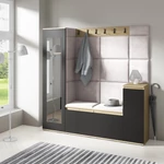 Kép 1/10 - Emi 28 kárpitozott előszobafal tükörrel