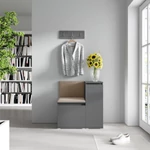 Kép 1/7 - Emi 30 kárpitozott előszobafal tükörrel