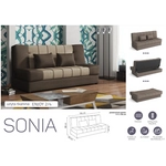 Kép 2/2 - Sonia ágyazható, ágyneműtartós kanapé