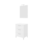 Kép 1/2 - Tokyo 80 cm-es 3 fiókos fürdőszobabútor, mosdóval