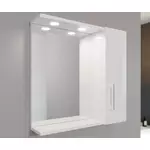 Kép 3/3 - Smart 65cm-es két ajtós fürdőszobaszekrény + mosdó