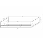 Kép 4/4 - ANTRESOLA jobbos többfunkciós ágy gyerekszobába (craft fehér-grafit)