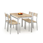 Kép 2/2 - MALCOLM asztal + 4 szék