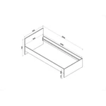 Kép 4/4 - Modern design fehér színben