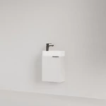 Kép 1/3 - Positivo 1FT SMALL fürdőszobai alsó szekrény fehér
