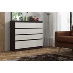 Kép 1/2 - Ariel 2 wenge/fehér komód