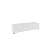 Kép 4/5 - Calabrini NO. 4 magasfényű fehér nappali szekrénysor 255 cm