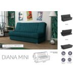 Kép 1/3 - Diana mini rugóságyfunkcióságyneműtartós kanapé