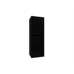 Kép 1/2 - IZUMI 22 BL magasfényű fekete/fekete fali polcos szekrény 105 cm