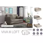 Kép 2/13 - VIVA LOFT III. előre nyíló rugós kanapé