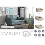 Kép 5/13 - VIVA LOFT III. előre nyíló rugós kanapé