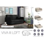 Kép 12/13 - VIVA LOFT III. előre nyíló rugós kanapé