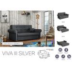 Kép 5/13 - VIVA SILVER III. előre nyíló rugós kanapé