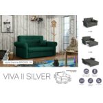 Kép 4/13 - VIVA SILVER II. előre nyíló rugós kanapé