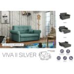 Kép 6/13 - VIVA SILVER II. előre nyíló rugós kanapé